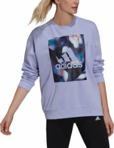 Adidas Bluza damska adidas U4U Soft Knit Swe fioletowa L 2