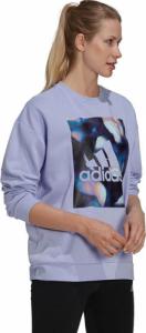 Adidas Bluza damska adidas U4U Soft Knit Swe fioletowa L 3