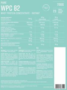 Kfd KFD PURE WPC 82 instant 700 g białko odżywka 2