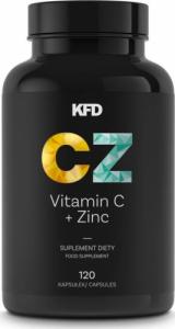 Kfd KFD Vitamin C + Cynk 120 kapsułek wsparcie odporności 1