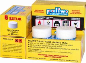 Paliwo turystyczne stałe w tabletkach 5 x 20 g 1