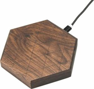 Ładowarka BeWood Slim Hexagon Indukcyjna 1x USB-C 8