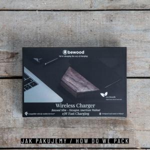 Ładowarka BeWood Slim Hexagon Indukcyjna 1x USB-C 10