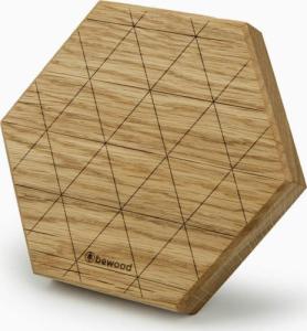 Ładowarka BeWood Slim Hexagon Indukcyjna 1x USB-C 3
