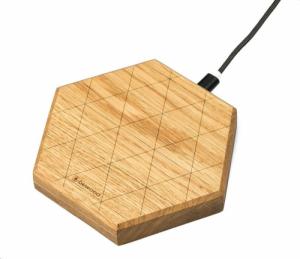 Ładowarka BeWood Slim Hexagon Indukcyjna 1x USB-C 9