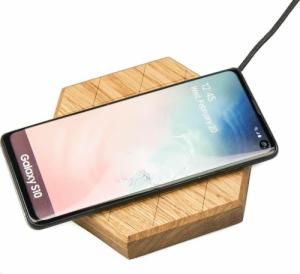 Ładowarka BeWood Slim Hexagon Indukcyjna 1x USB-C 10