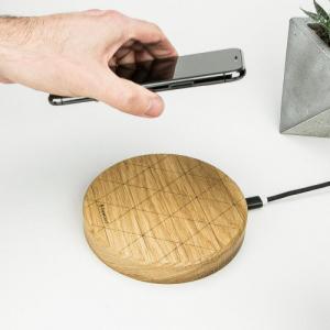 Ładowarka BeWood Slim Circle Indukcyjna 1x USB-C 5