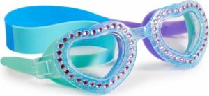 Bling2O Okulary do pływania dla dzieci Kocham Cię niebiesko miętowe Bling2O 1