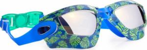 Bling2O Okulary do pływania dla dzieci Las deszczowy niebiesko zielone Bling2O 1