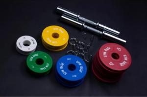 Gym Rage 2x gryfik olimpijski (+zaciski) + 40kg obciążenia 3