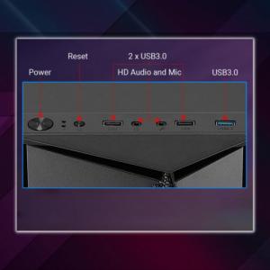 Komputer Aerocool Gaming Aerocool Cosmo Tower Intel Core i7 GeForce GTX 1650 8GB DDR3 740GB HDD + SSD Windows 10 Pro 8