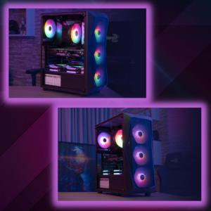 Komputer Aerocool Gaming Aerocool Cosmo Tower Intel Core i7 GeForce GTX 1650 16GB DDR3 1000GB SSD Windows 10 Pro 3