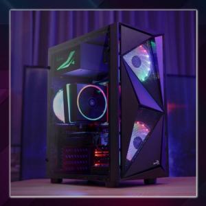 Komputer Aerocool Gaming Aerocool Cosmo Tower Intel Core i7 GeForce GTX 1050 Ti 8GB DDR3 1512GB HDD + SSD Windows 10 Pro 3