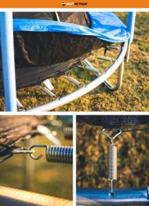Trampolina ogrodowa SunActive TR 10FT-2 z siatką wewnętrzną 10 FT 312 cm 4