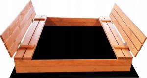 SunWood PIASKOWNICA DREWNIANA IMPREGNOWANA SKŁADANA 140 4