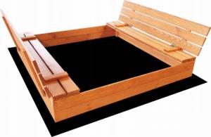 SunWood PIASKOWNICA DREWNIANA IMPREGNOWANA SKŁADANA 140 5