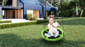 Huśtawka SunActive Huśtawka Bocianie Gniazdo Ogrodowa 120CM XXL 6