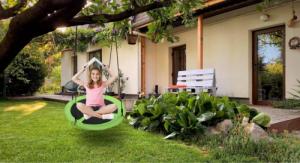 Huśtawka SunActive Huśtawka Bocianie Gniazdo Ogrodowa 120CM XXL 9