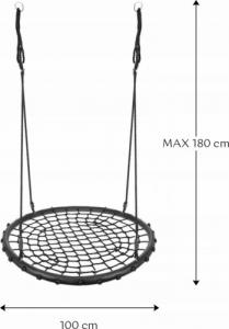 Huśtawka SunActive Huśtawka Bocianie Gniazdo Ogrodowa Wisząca Bujana 11