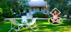 Huśtawka SunActive Huśtawka Wisząca Bocianie Gniazdo Ogrodowa 100CM 11