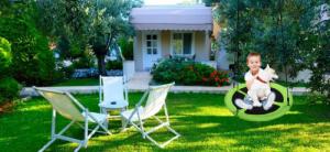 Huśtawka SunActive Huśtawka Wisząca Bocianie Gniazdo Ogrodowa 100CM 10