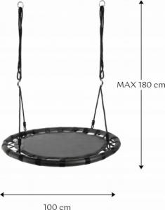 Huśtawka SunActive Huśtawka Bocianie Gniazdo Ogrodowa Wisząca Bujana 11