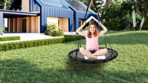 Huśtawka SunActive Huśtawka Bocianie Gniazdo Ogrodowa Wisząca Bujana 5