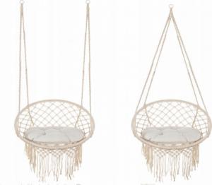 SunActive Fotel Huśtawka Wisząca Gniazdo Ogrodowy PODUSZKA 11