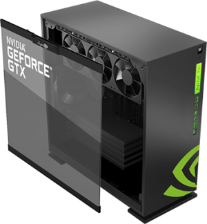 Obudowa In Win 303 NVIDIA Midi-Tower, Czarno-zielony (303 NVIDIA) 4