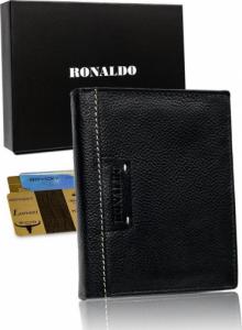 Ronaldo Duży skórzany czarny portfel męski RFID Ronaldo NoSize 1