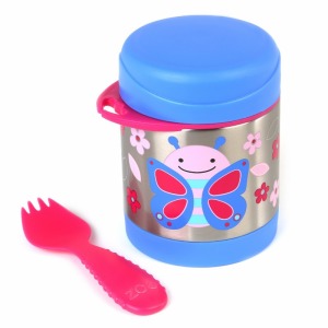 Skip Hop Termos dla dzieci Zoo Motyl 0.325 l Srebrno-niebieski 2