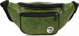 Zielona Nerka saszetka skórzana solidna BELTIMORE logo F40 NoSize 4