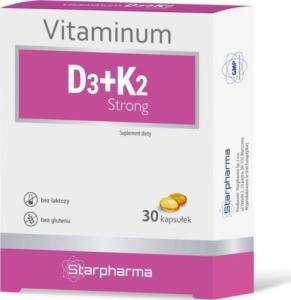 STARPHARMA Starpharma Vitaminum D3+ K2 Strong 30 kapsułek 1
