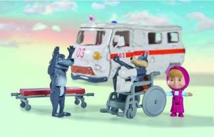 Figurka Simba Masza i niedźwiedź - Ambulans (109309863) 4