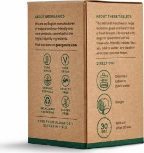 Georganics Georganics, Naturalne tabletki płukania jamy ustnej Spearmint, 720 tabletek 2