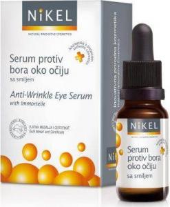 Nikel NIKEL, Przeciwzmarszczkowe serum pod oczy z kwiatem Imortelle, 10ml 2