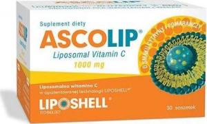 LIPID SYSTEMS (ASCOLIP) Ascolip Liposomal Witamina C smak cytryny-pomarań 1