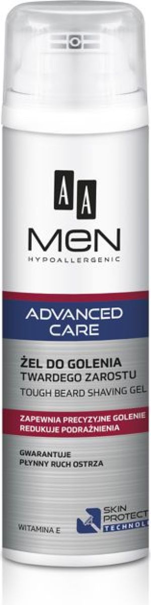 AA AA Men Advanced Care Żel do golenia twardego zarostu 200ml 1