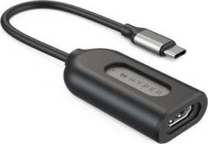 Adapter USB HyperDrive USB-C - HDMI Szary (HD-H8K-GL) 3