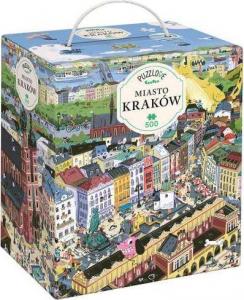 Czuczu Puzzle dla dzieci Miasto Kraków 500el Puzzlove CzuCzu 1