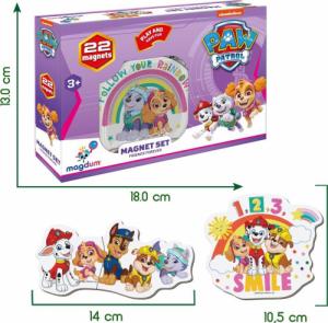 Maksik Magnesy Psi Patrol 22szt Patrol Friends Forever / dziewczynka ML4034-03 3