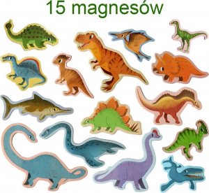 Maksik Magnesy Duże dinozaury MV 6032-06 2