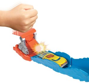 Hot Wheels Tor samochodowy City - Pułapka Goryla (HDR30) (HDR29 HDR30) 3