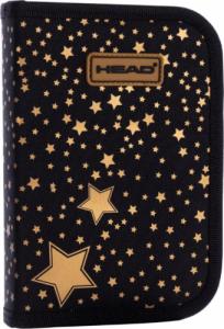 Piórnik Astra Piórnik pojedynczy dwuklapkowy bez wyposażenia HEAD GOLDEN EFFECT MIDNIGHT SKY 4