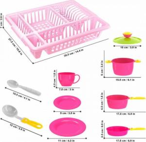 Technok Zestaw kuchenny suszarka z naczyniami 5 w siatce TechnoK 3282 p8 3