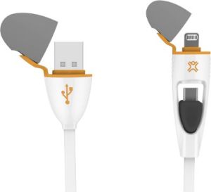 Kabel USB XtremeMac microUSB + Lightning 1.1m (KABKAXTRLUUSB022) 1