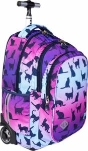 St. Majewski Plecak na kółkach kauczukowych TB1 NIGHT CATS 5