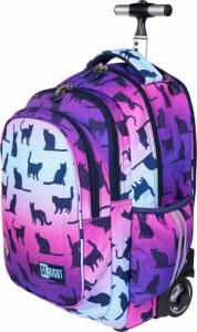 St. Majewski Plecak na kółkach kauczukowych TB1 NIGHT CATS 6