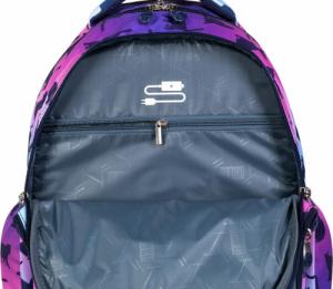 St. Majewski Plecak na kółkach kauczukowych TB1 NIGHT CATS 9