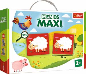 Trefl Memos Maxi Zwierzęta na farmie gra Trefl 02266 1